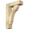 Ekena Millwork Olympic Block Rough Sawn Bracket w/ Offset Brace, Douglas Fir, 6"W x 20"D x 28"H BKT0604X20X28OLY05RDF - alternate 1